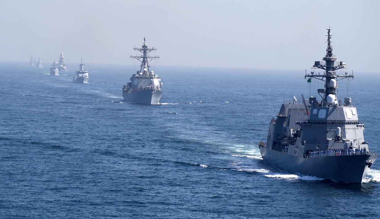 Latihan selama lima hari yang diselenggarakan oleh Angkatan Laut Pakistan di Laut Arab ini digelar untuk meningkatkan kerja sama dalam menjaga keamanan laut dari perompak