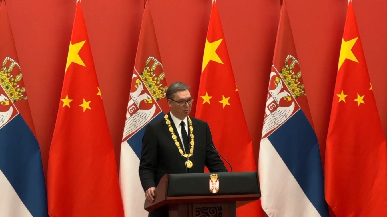 Vucic 'Sangat Terharu' Saat Xi Menganugerahkan Medali Persahabatan