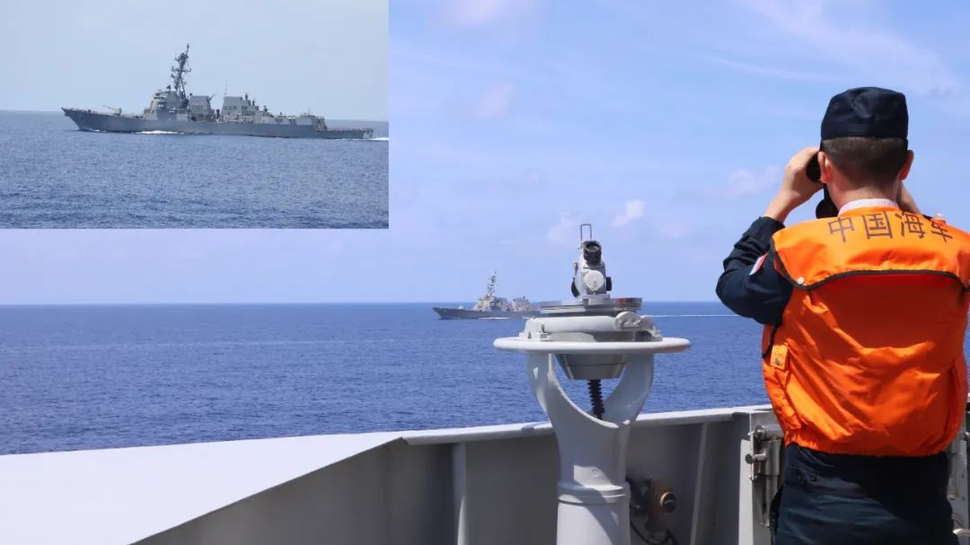 PLA Tiongkok mengusir kapal perusak berpeluru kendali AS USS Halsey setelah secara ilegal masuk ke perairan teritorial Tiongkok di lepas pantai Kepulauan Xisha di Laut Tiongkok Selatan