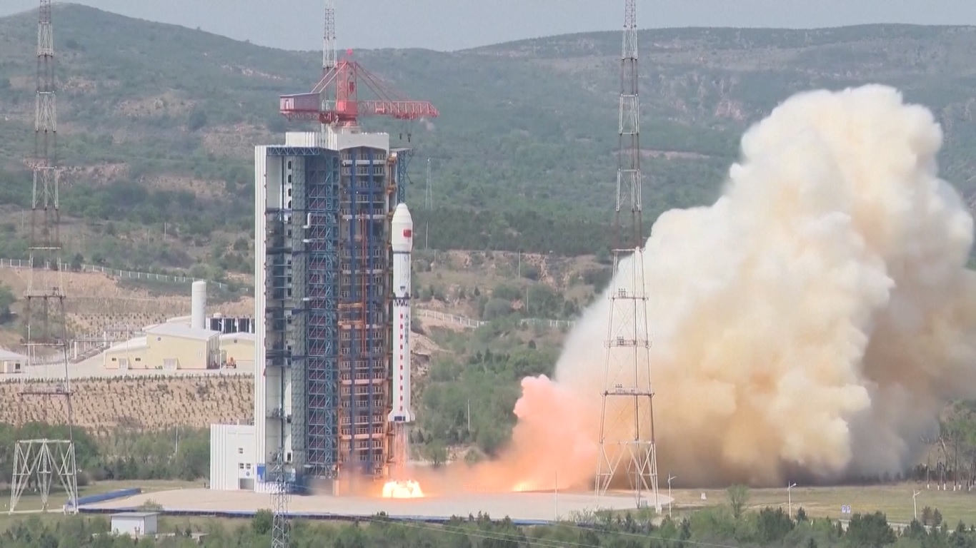 Roket ini lepas landas pada pukul 11:06 (Waktu Beijing) dari Pusat Peluncuran Satelit Taiyuan di Provinsi Shanxi