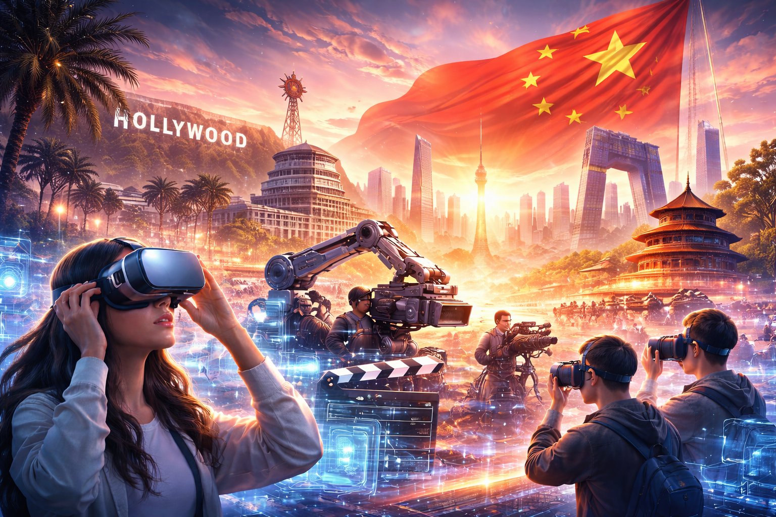 Opini : Revolusi Film Global Dimenangkan Tiongkok, Hollywood AS dan Dominasi Perfilman Barat Mulai Terancam oleh VR dan AI