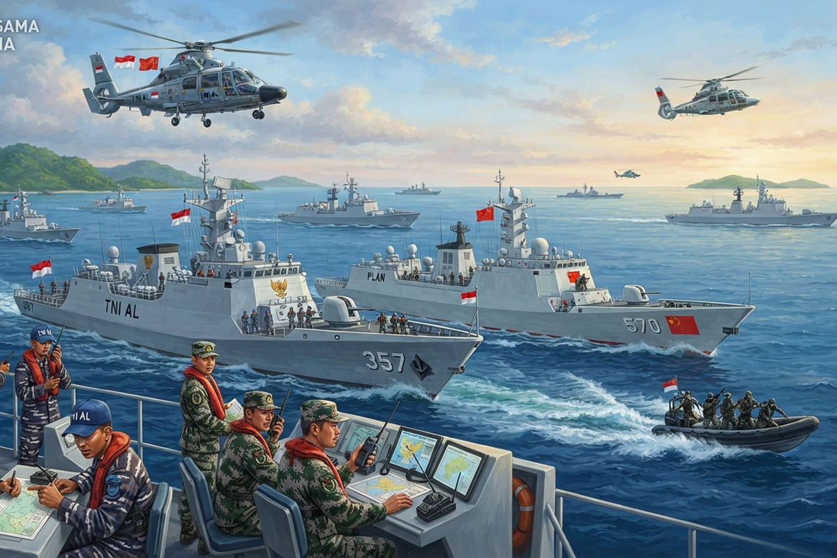 Opini: Indonesia Gabung Tiongkok Latihan Militer di Dekat Taiwan, Akankah Memicu Perang Besar?