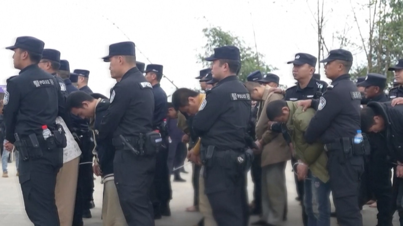 Lebih dari 53000 warga negara Tiongkok yang diduga melakukan penipuan telekomunikasi telah ditangkap dengan upaya kerja sama dari kepolisian Tiongkok dan Myanmar