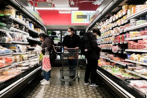 Konsumen AS merasakan sedikit kurang percaya diri di bulan pertama tahun baru ini