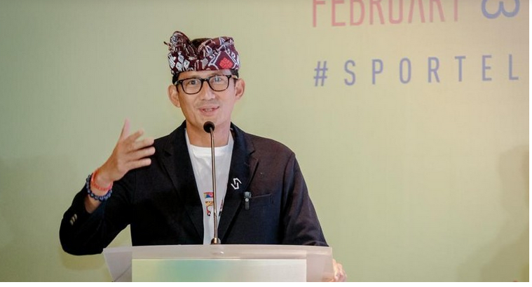 Sandiaga mengapresiasi penyelenggaraan SPORTEL Rendez-vous Bali yang akan menjadi peluang bagi para pelaku industri olahraga dan broadcaster dunia untuk bertemu dan menjajaki peluang kerja sama 