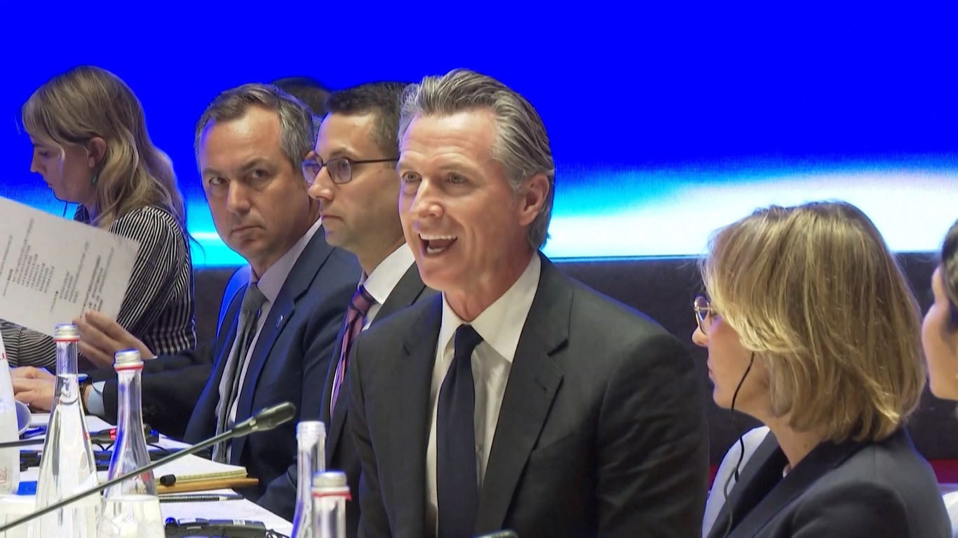 Newsom menyatakan bahwa negara bagian asalnya