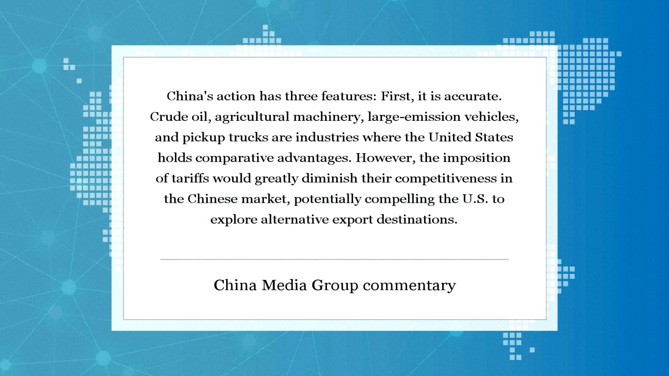 Tindakan ini menunjukkan bahwa Tiongkok telah membuat analisis yang komprehensif dan matang tentang Trump 20 sehingga dapat menanggapinya dengan tepat waktu dan akurat