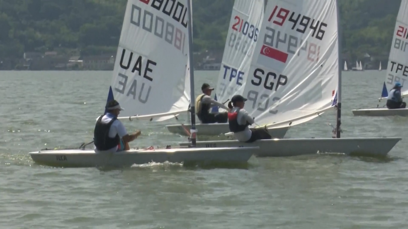Kompetisi tersebut merupakan event berlayar kelas A internasional pertama yang diselenggarakan Tiongkok tahun ini
