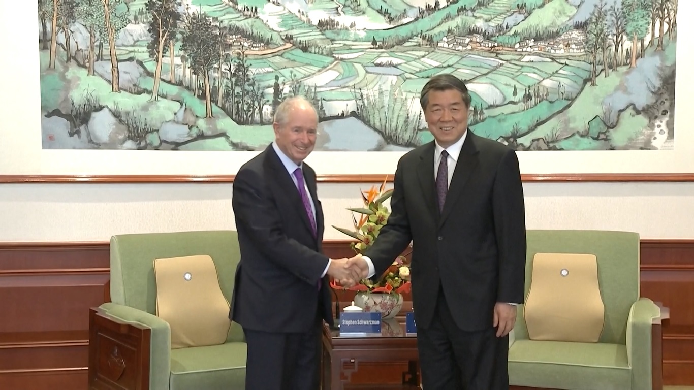 Ia menyampaikan pernyataan tersebut saat bertemu dengan Ketua Blackstone Group