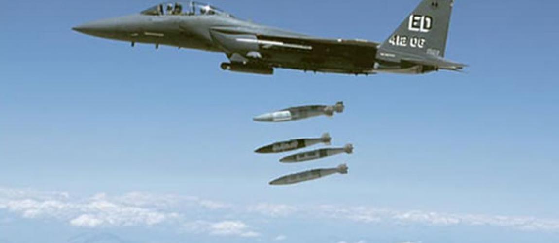 Untuk menjatuhkan bom tersebut harus menggunakan pesawat