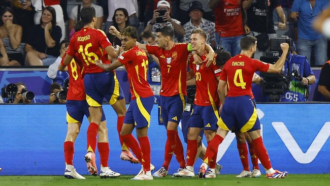 Dunia akan tertuju pada laga final Euro 2024 yang mempertemukan Spanyol versus Inggris