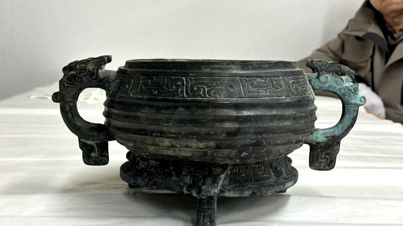 Peninggalan budaya yang berasal dari Dinasti Zhou Barat (1046-771 SM) ini tiba di Beijing pada 28 Januari lalu