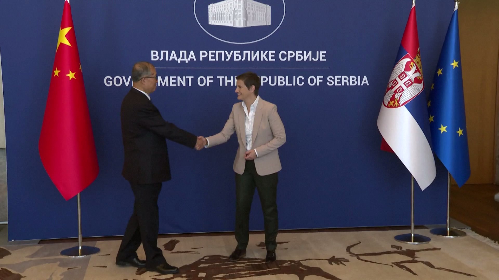 Dalam kunjungan tiga hari tersebut Li Hongzhong mengadakan pertemuan dengan Perdana Menteri Serbia Ana Brnabic di Beograd