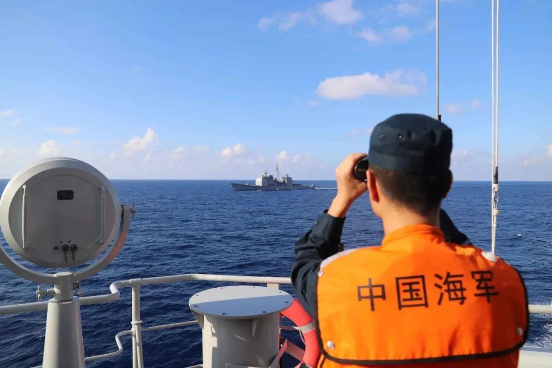 Kapal penjelajah rudal berpemandu AS Chancellorsville secara ilegal berlayar ke perairan teritorial dekat Kepulauan Nansha Tiongkok di Laut Tiongkok Selatan