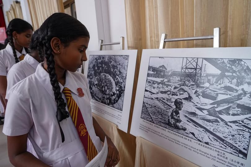 Kedubes Tiongkok di Sri Lanka Gelar Pameran Foto Peringatan 80 Tahun Kemenangan dalam Perang Antifasis Dunia