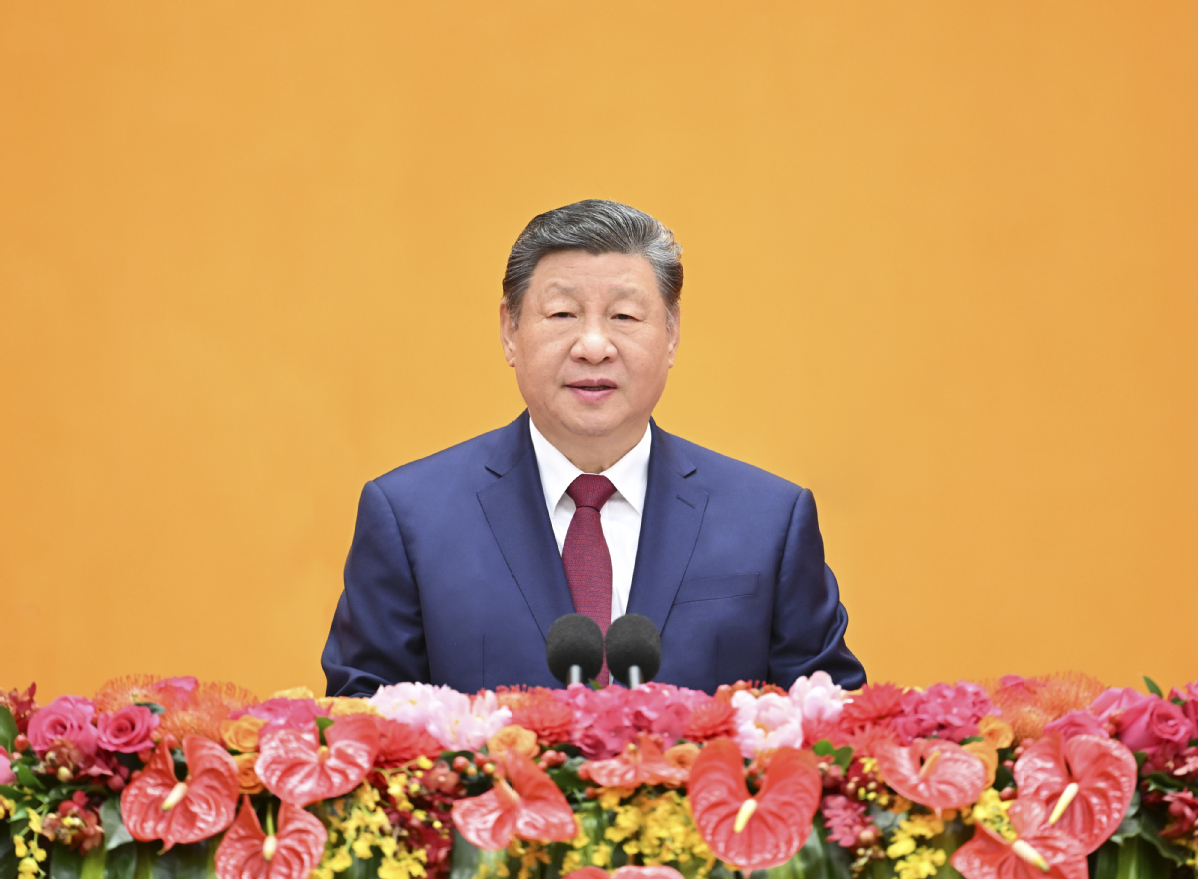 Presiden Tiongkok Xi jinping Menyampaikan Ucapan Selamat Tahun Baru Imlek untuk Menyambut Tahun Kuda