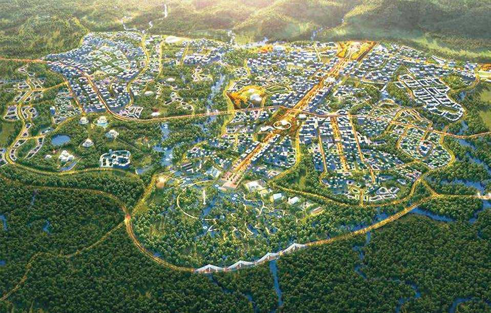 Ini dimungkinkan dengan penanaman 15 juta pohon dan melestarikan 65 persen hutan di sekitarnya