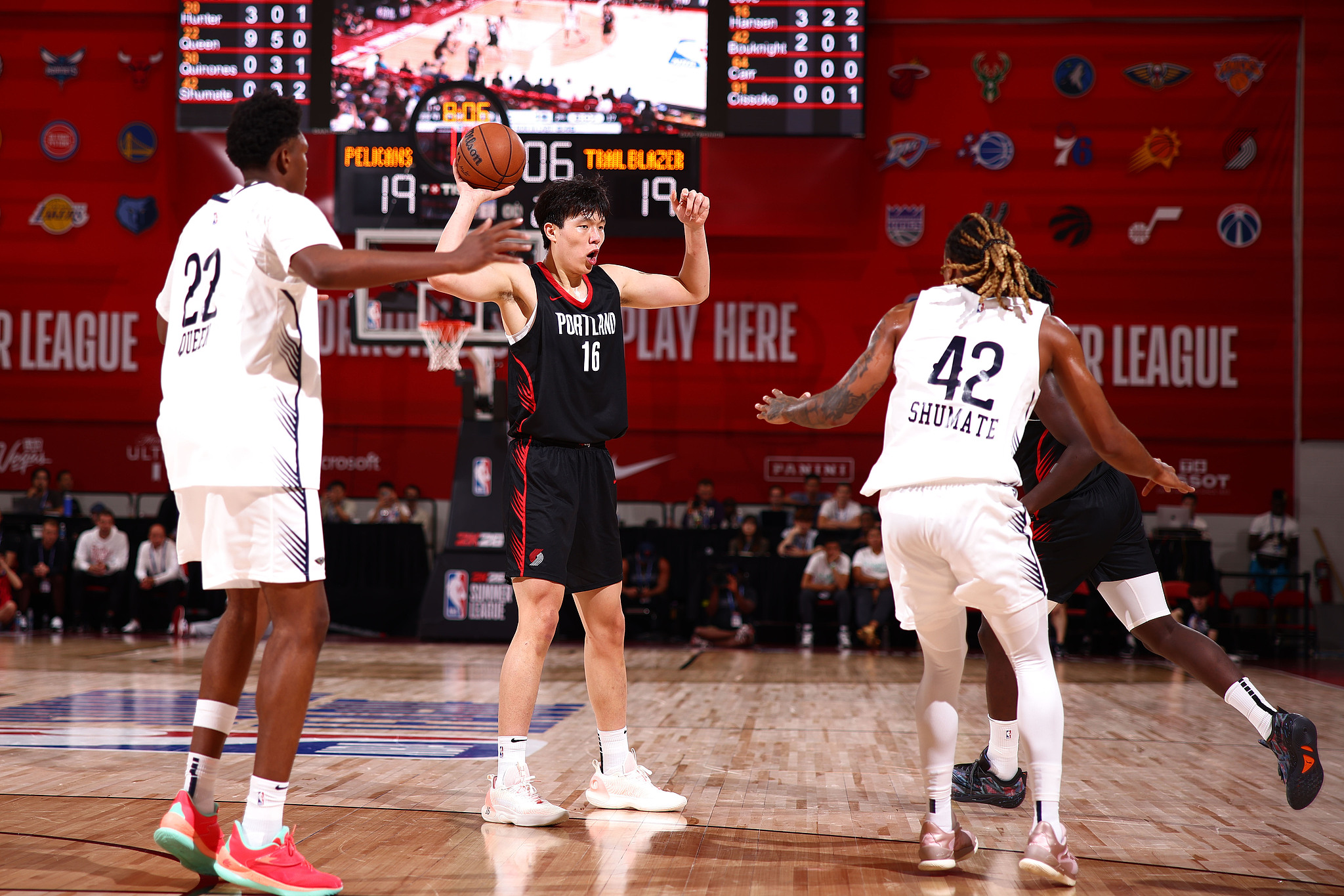 Yang Hansen Cetak 15 Poin untuk Trail Blazers Kalahkan Pelicans