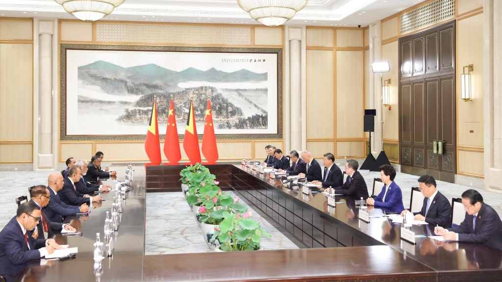 Timor-Leste sangat menghargai visi komunitas dengan masa depan bersama bagi umat manusia yang diusulkan oleh Presiden Xi Jinping dan menyambut Inisiatif Pembangunan Global Inisiatif Keamanan Global dan Inisiatif Peradaban Global yang diusulkan oleh Tiongkok