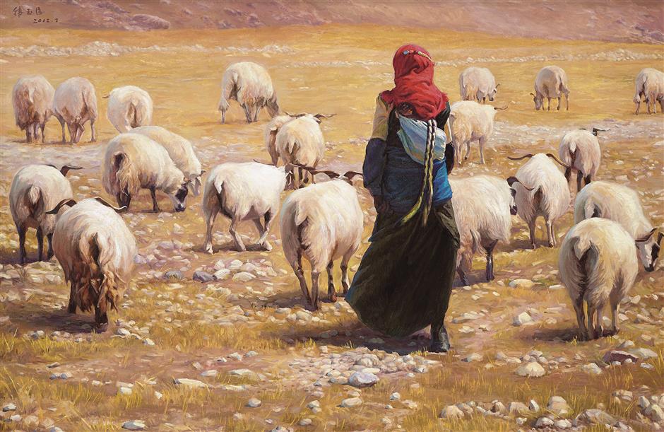 Pameran ini menampilkan 53 kanvas dan 37 sketsa gambar yang dibuat oleh Han selama lima dekade terakhir