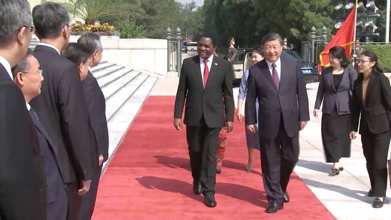 Hichilema melakukan kunjungan kenegaraan ke Tiongkok dari 10 hingga 16 September 2023 atas undangan Xi