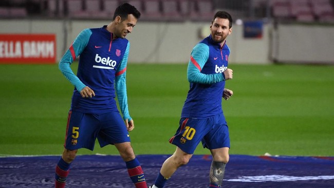 Mantan kapten Barcelona Sergio Busquets resmi bergabung dengan Lionel Messi di klub Liga Amerika Serikat