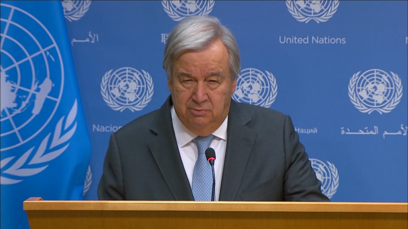 Guterres juga menyerukan akses kemanusiaan yang cepat dan tanpa hambatan ke Jalur Gaza