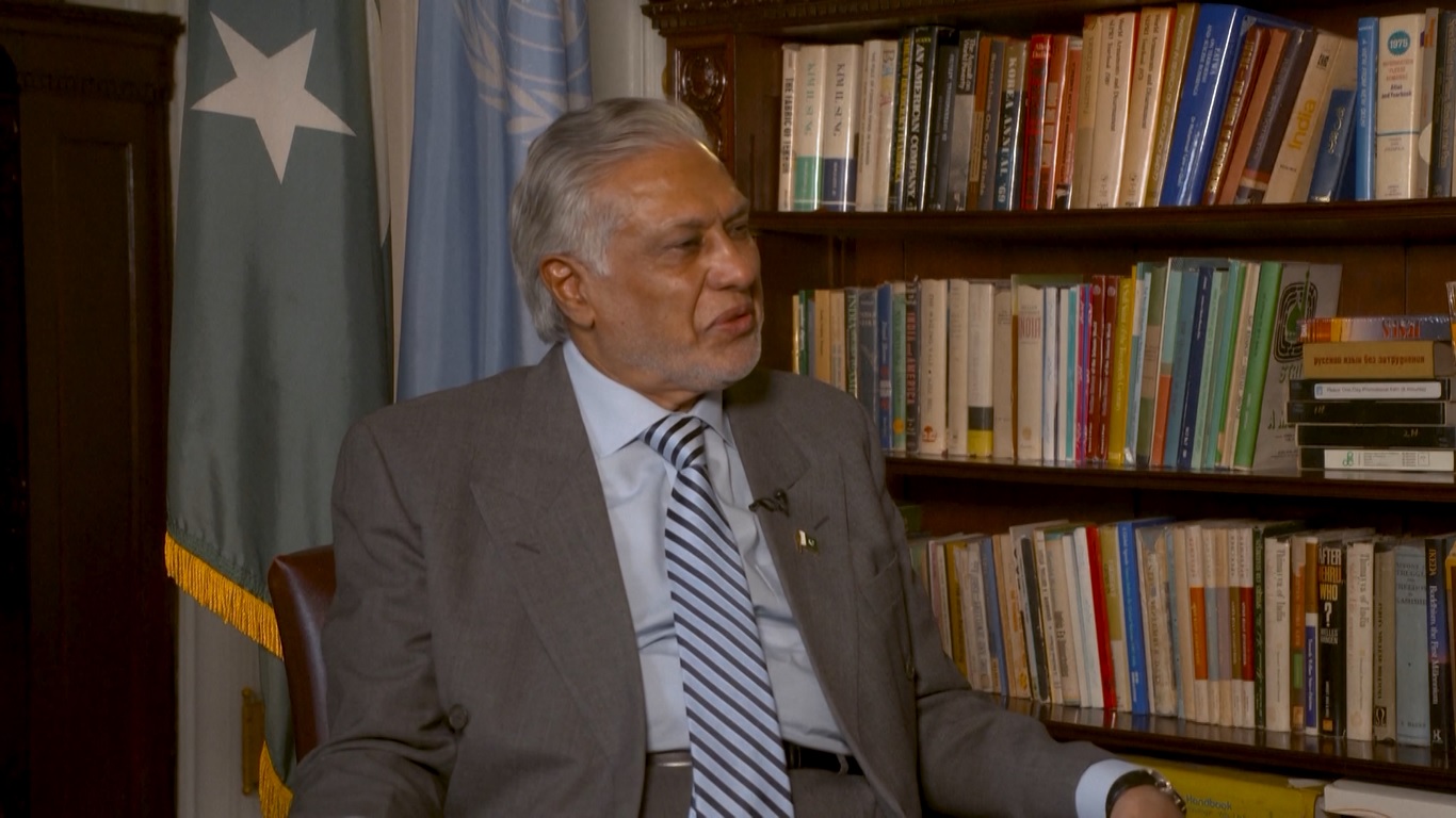 Ishaq Dar menyampaikan harapannya untuk meningkatkan persahabatan bilateral dengan Tiongkok pada pertemuan tingkat tinggi DK PBB tentang multilateralisme dan tata kelola global