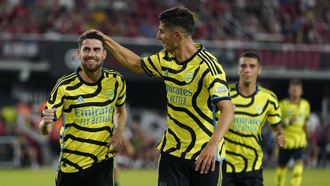 Arsenal sukses mengalahkan MLS All-Stars dengan skor telak 5-0 Kai Havertz mencetak gol indah di laga ini