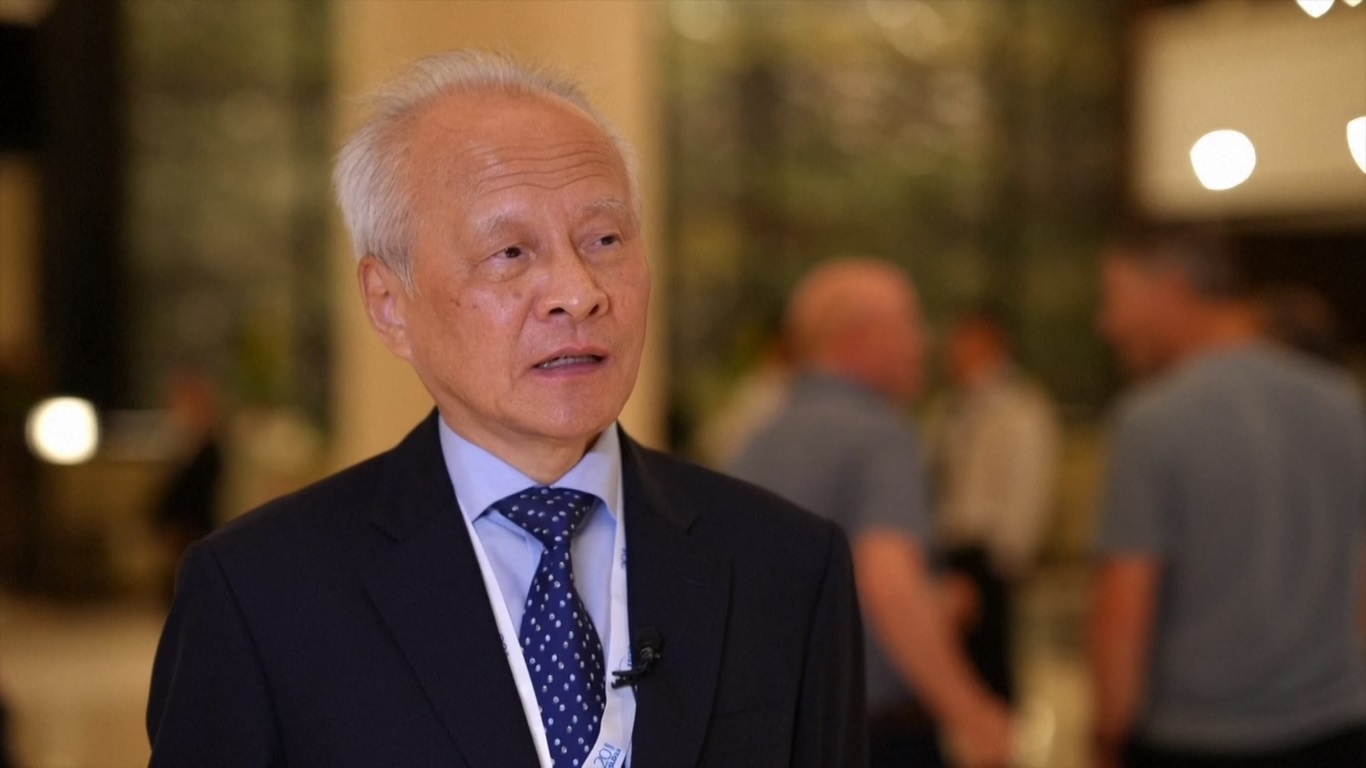 Dalam sebuah wawancara dengan China Global Television Network