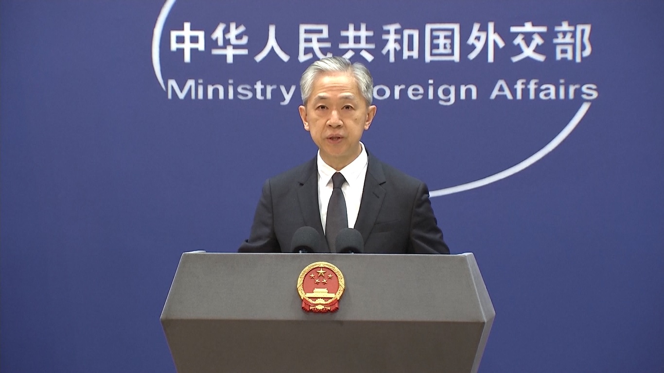 Wang membuat pernyataan itu ketika menanggapi pertanyaan tentang jurnalis Australia