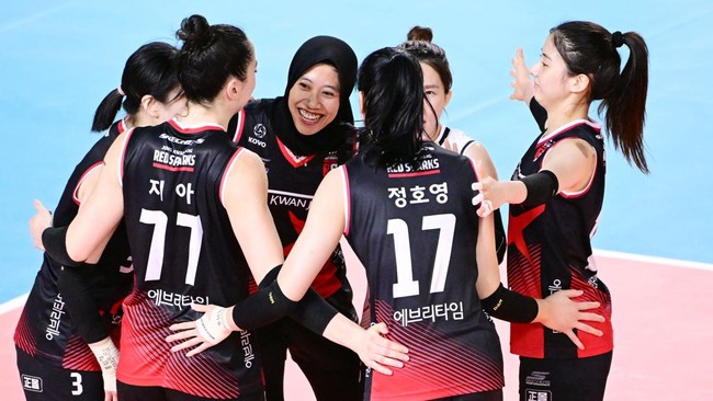 Red Sparks yang diperkuat Megawati Hangestri Pertiwi tidak perlu merasa inferior di hadapan Hillstate jelang duel Liga Voli Korea